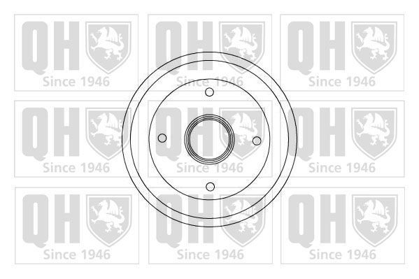 QUINTON HAZELL Тормозной барабан BDR501